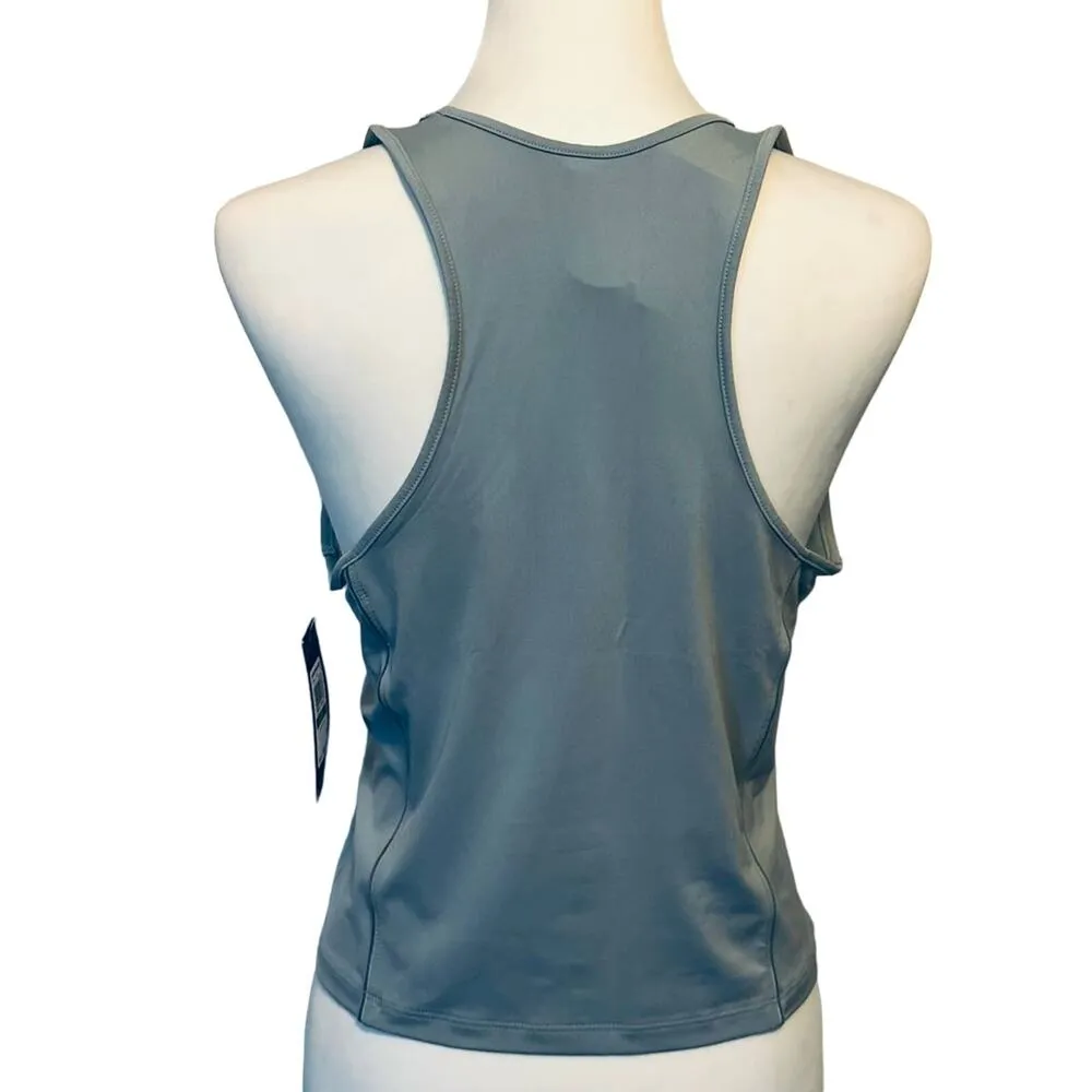 Under Armour Women's Fitted Tank Blue  Large Racerback - Image 2
