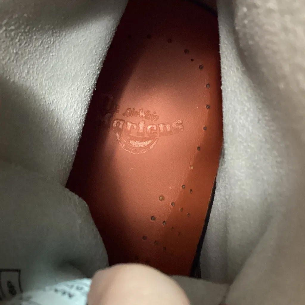 Dr martens pascal women’s pink Daisy vintage stile Boots size 8 leather - Image 8