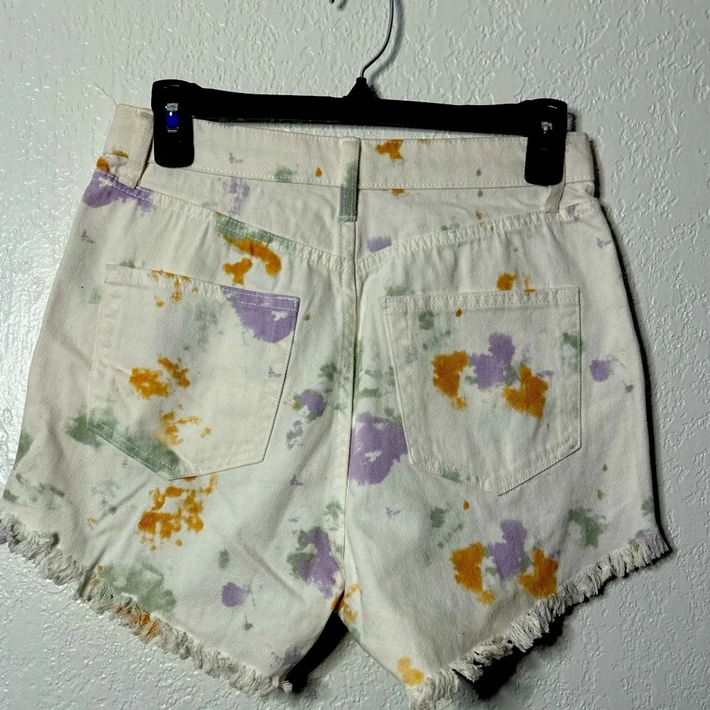 Wild FableTye-Dye Jean Shorts - Image 3