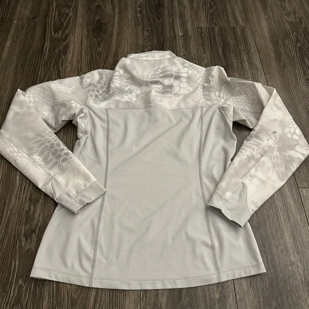 5.11 Tactical Women's Small Pullover LS Shirt Kryptek Yeti Rapid Athletic - Image 5