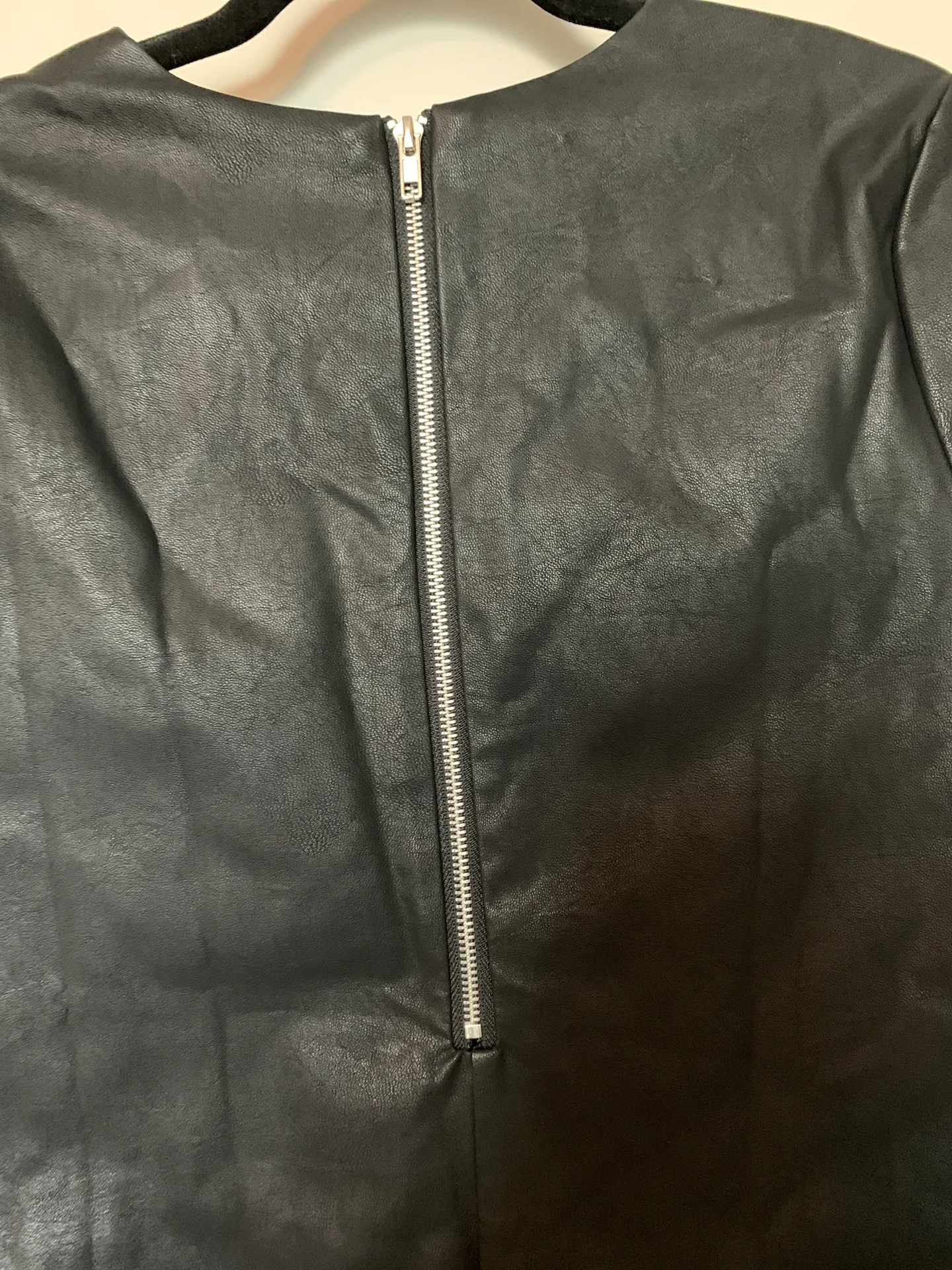 Faux Leather Dress - Image 3