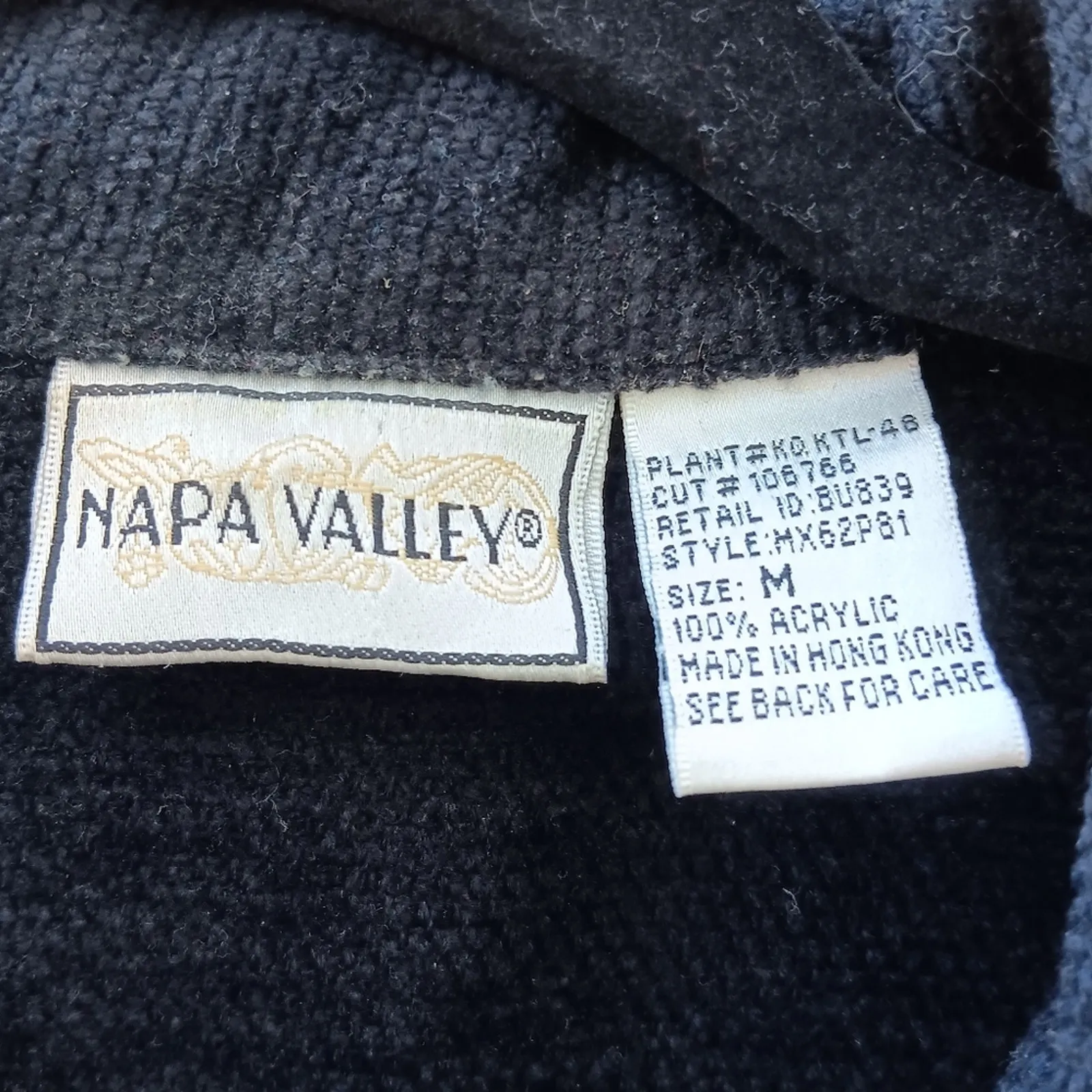 Napa Valley Blue Embroidered Cardigan Jacket Size M Size M - Image 5