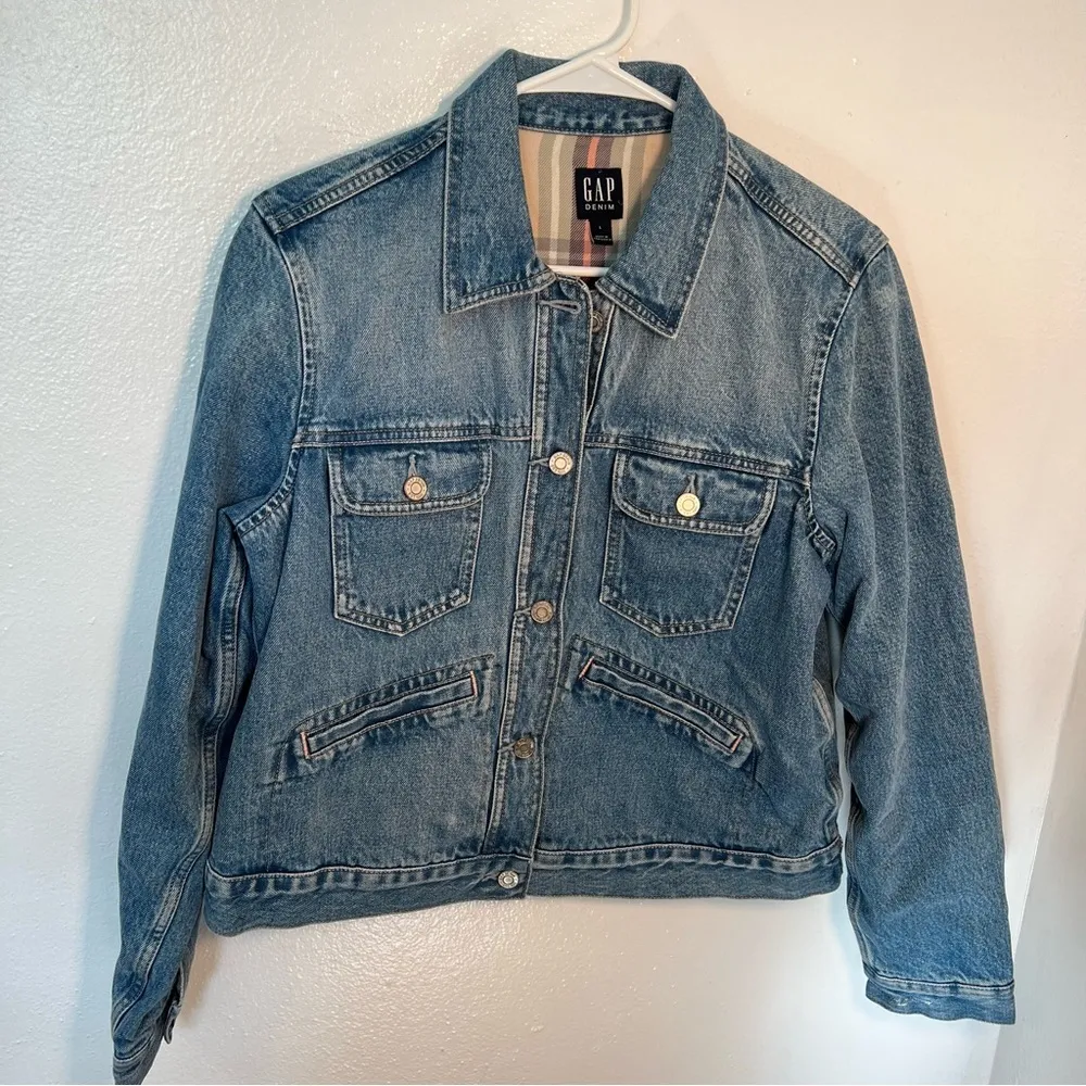 Gap  Denim Vintage Icon Jacket Light Indigo - Image 2