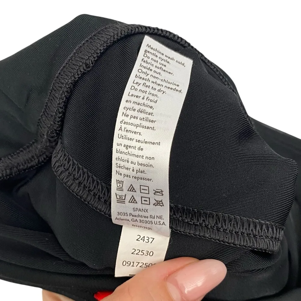 Spanx Faux Leather Leggings Black Size Small Regular Length - Image 10