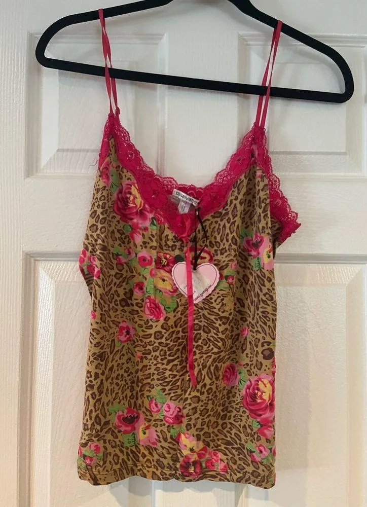 PJSalvage, pajamas, animal print, NWT, L Pink Size L - Image 4