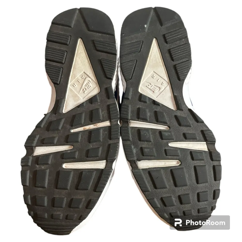 NIKE AIR HUARACHE RUN MID Top White Black Pink Women's Sz 9 - Image 4