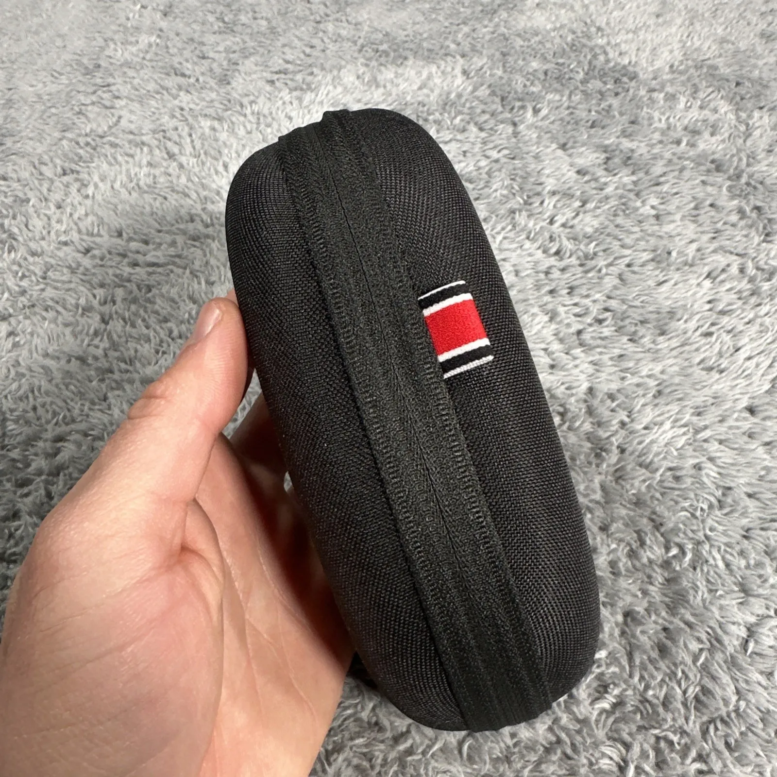 CARRERA DUCATI BLACK LARGE HARD ZIPPER AUTHENTIC EYEGLASSES SUNGLASSES CASE ONLY - Image 4