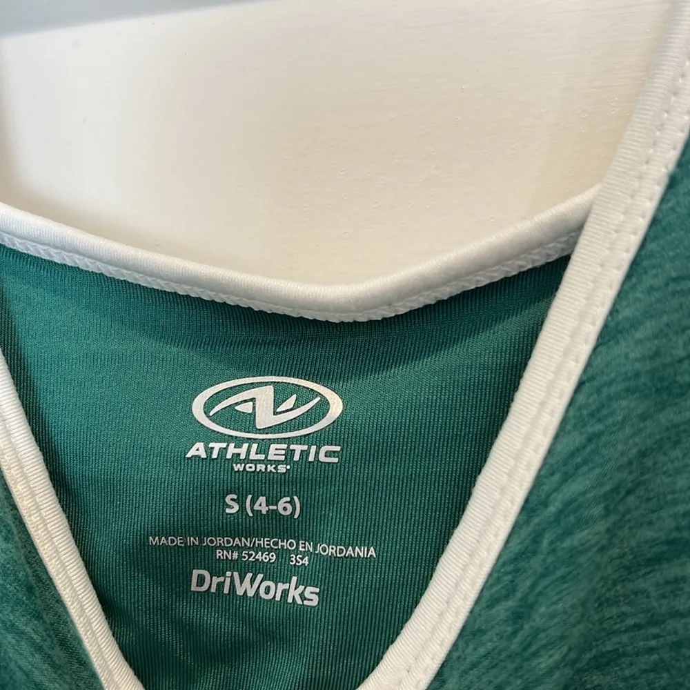 Athletic Works green with White Edging tank and skirt set size small (4-6). - Image 7