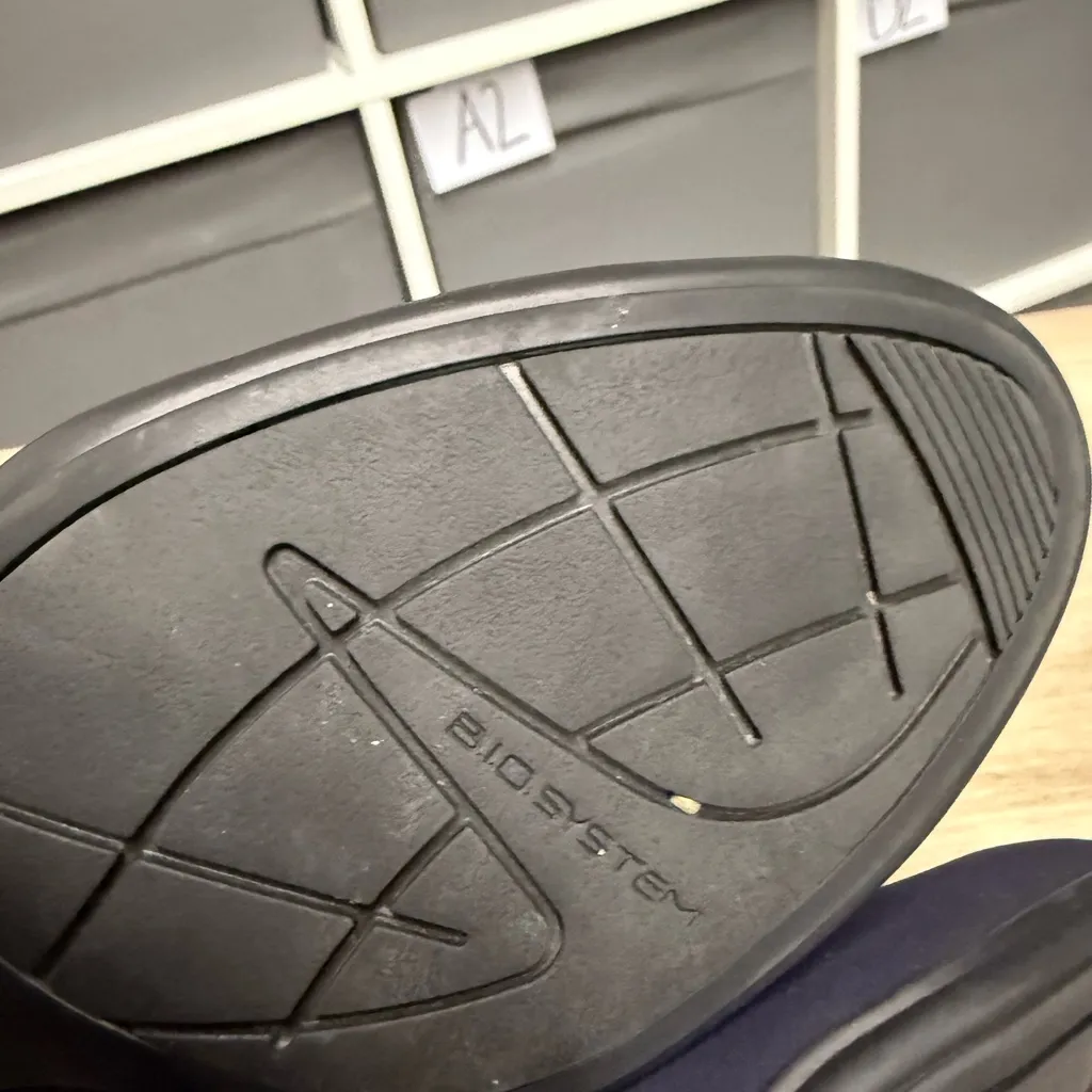 Abeo Viera Elegant Navy Chunky Heel Pump Shoes Blue Size 7 - Image 7