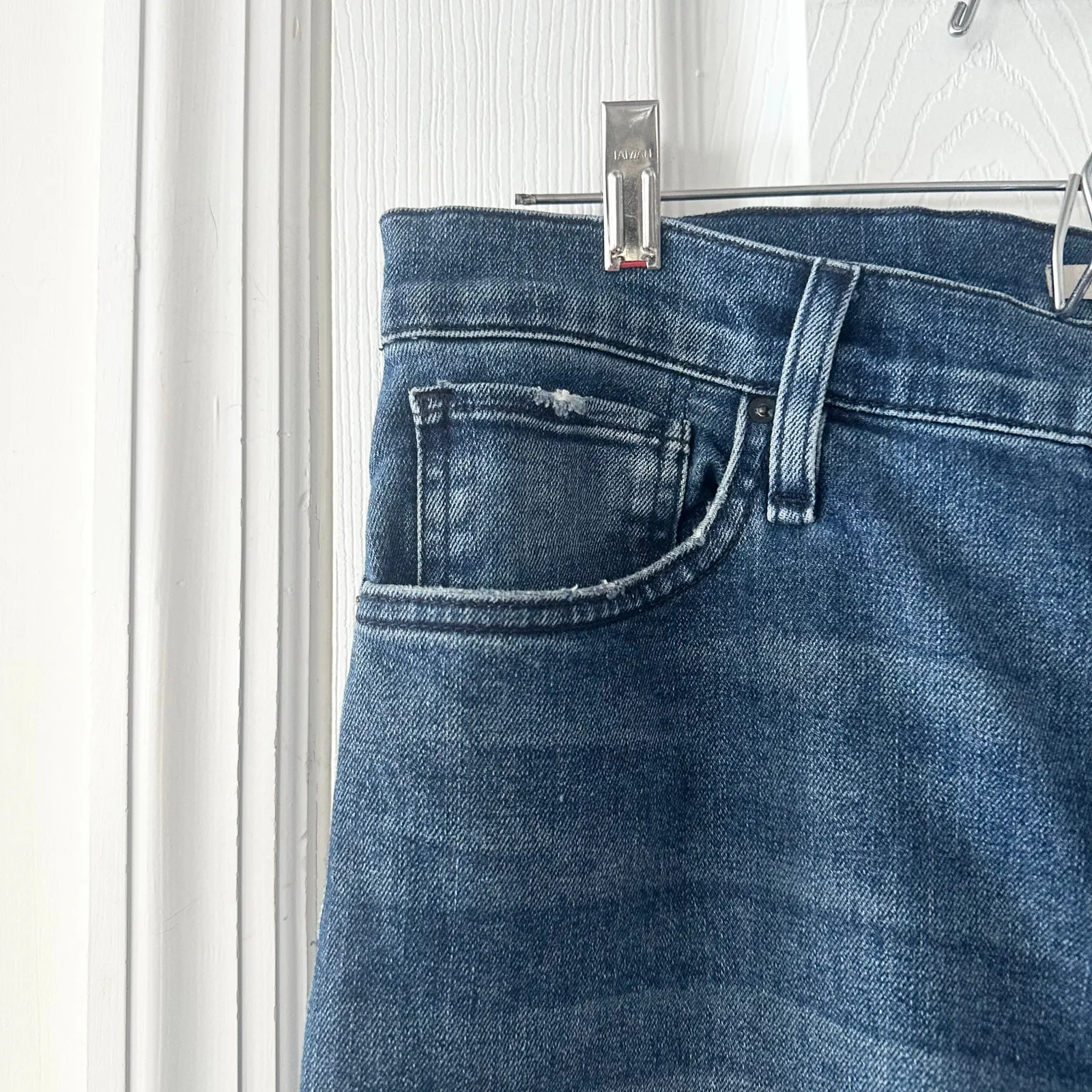 Hudson Denim Rosie High Rise Wide Leg Jeans in North Fork Wash Waist 31 - Image 5