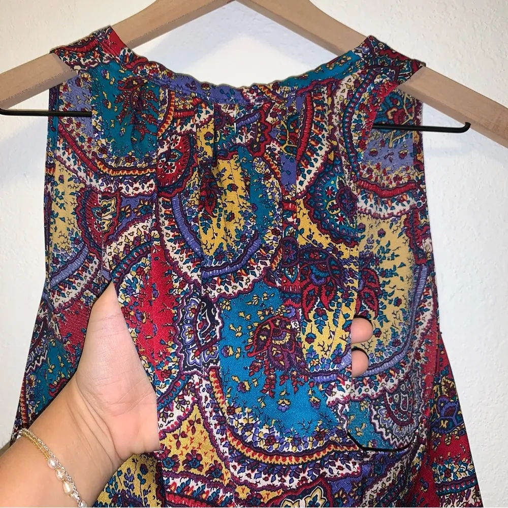 Marc Jacobs Marc Jacob’s 100% Silk Beautiful Sleeveless Top Medium - Image 4