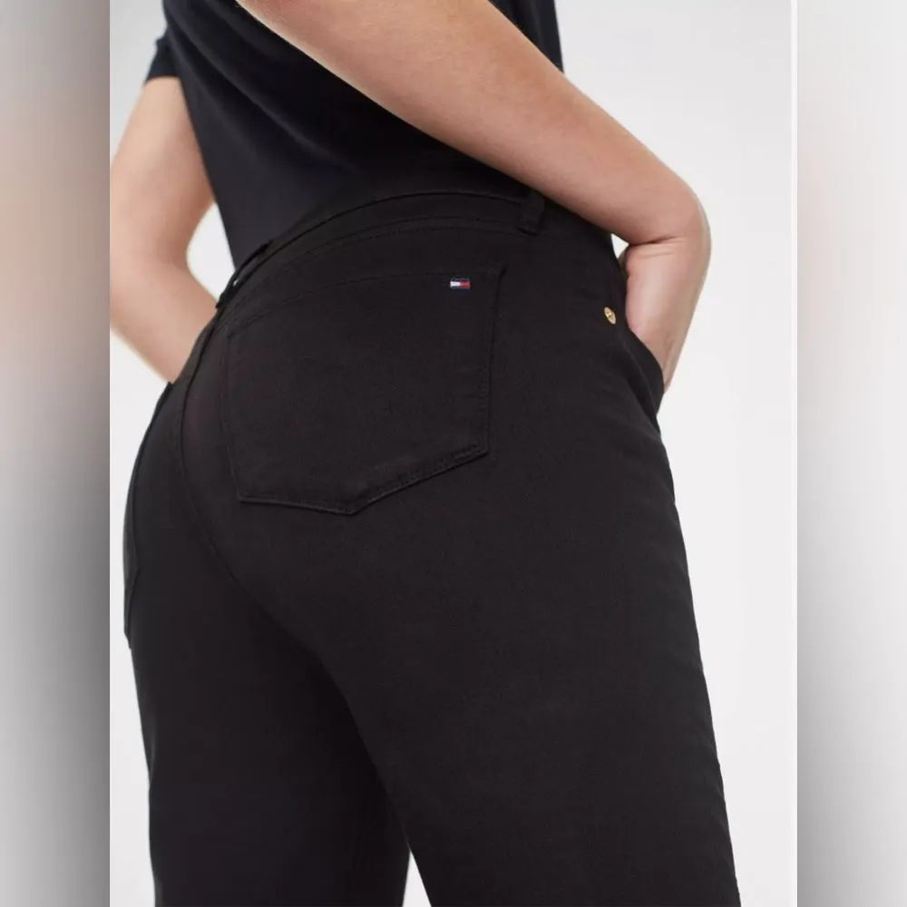 Tommy Hilfiger Skinny Como Regular Waist Jeans 26/30 Black NWT IN PKG - Image 3