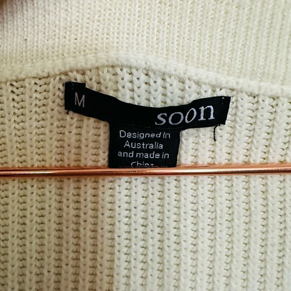 SOON Maternity Jenni Black White Striped Collared V - Image 7