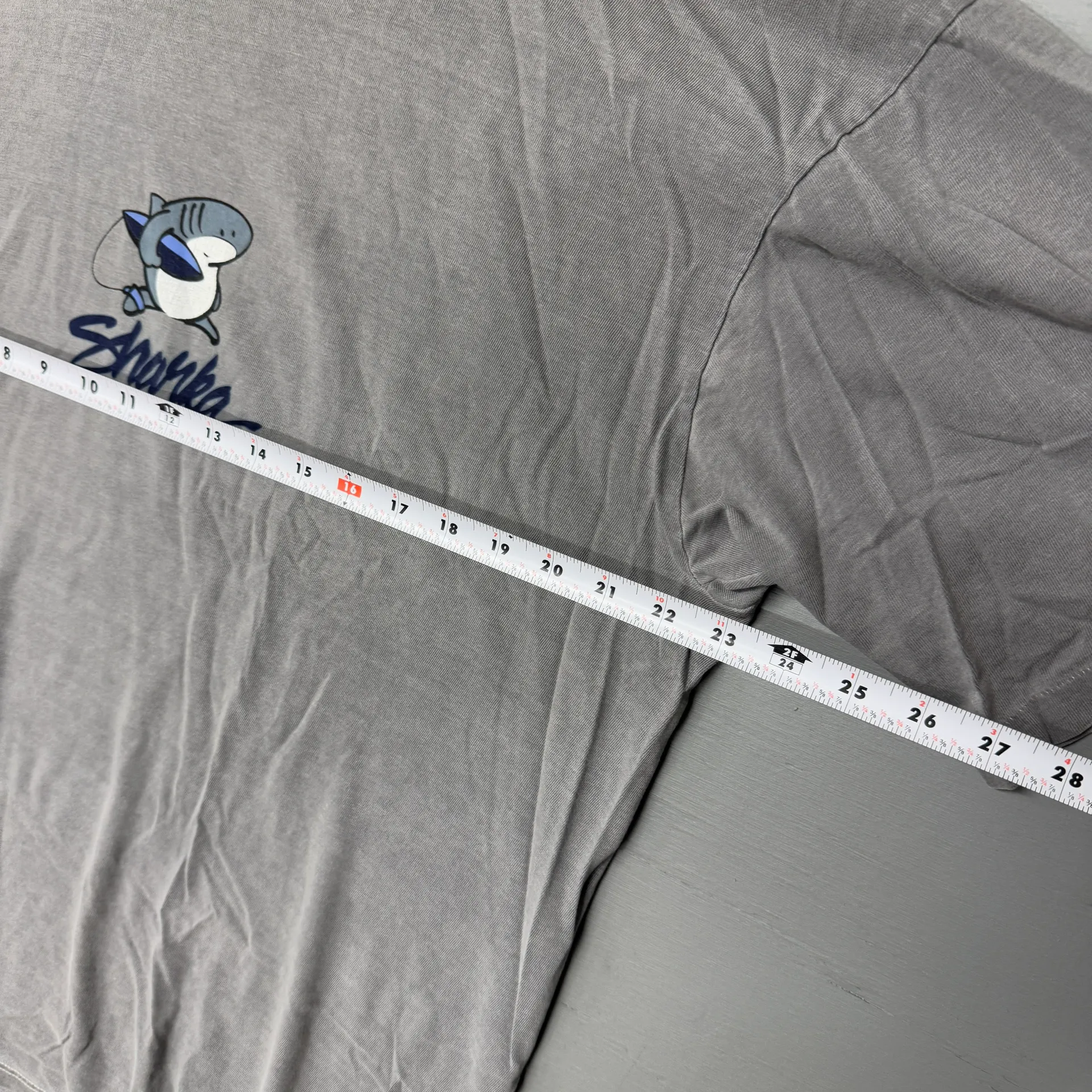 Vintage Sharka Surf Grey Single Stitch Shirt XL - Image 7