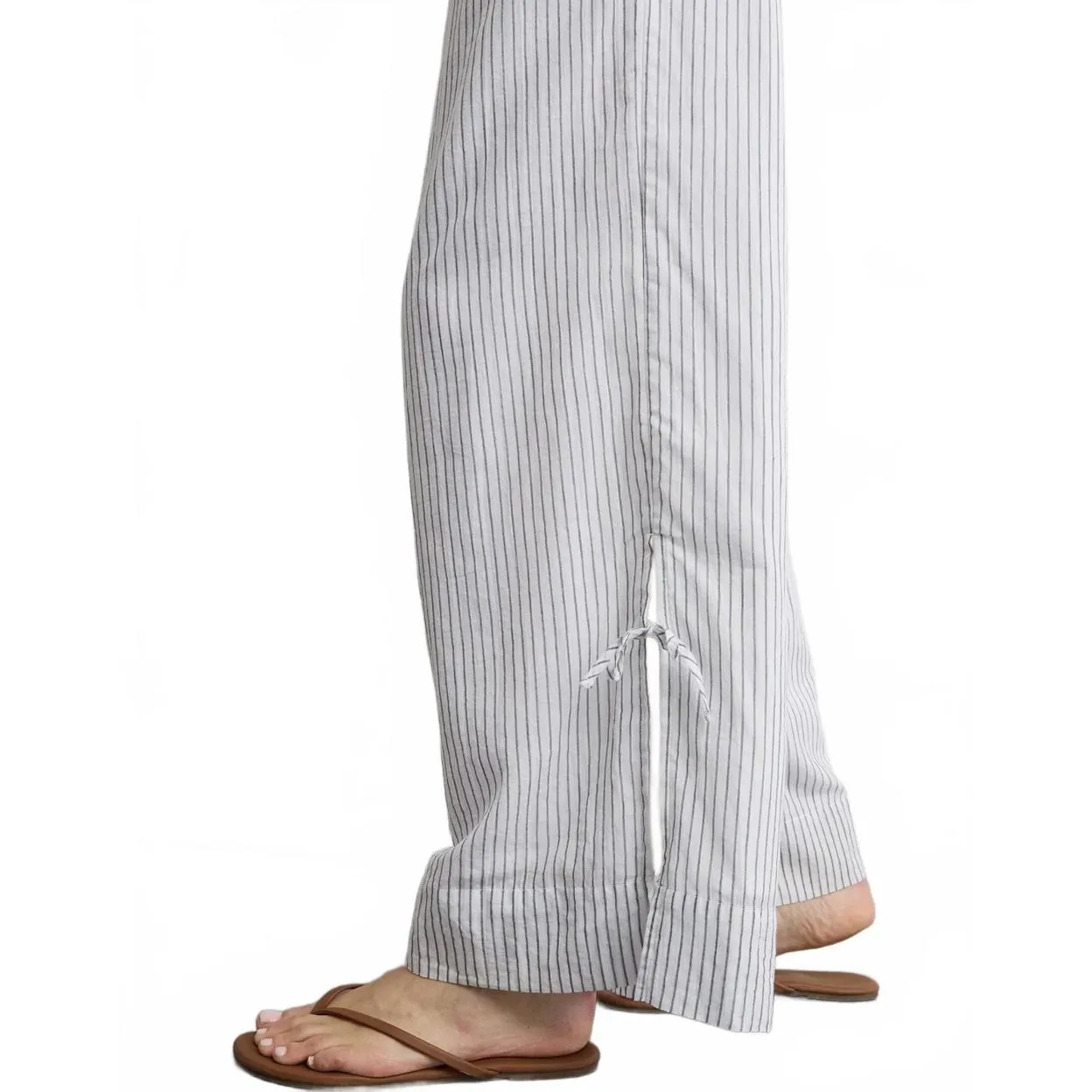 AE Cotton Stretch High-Waisted Tie Side Pull-On Pant American Eagle NWT Small - Image 5