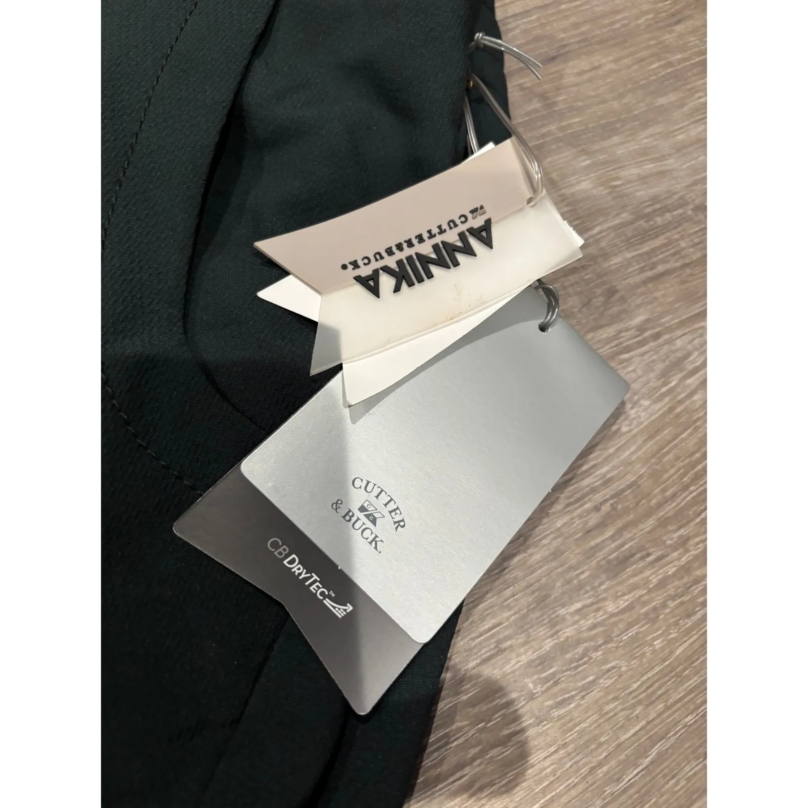 Cutter & Buck Annika Golf‎ Shorts Womens New with Tags Dark Green - Image 2