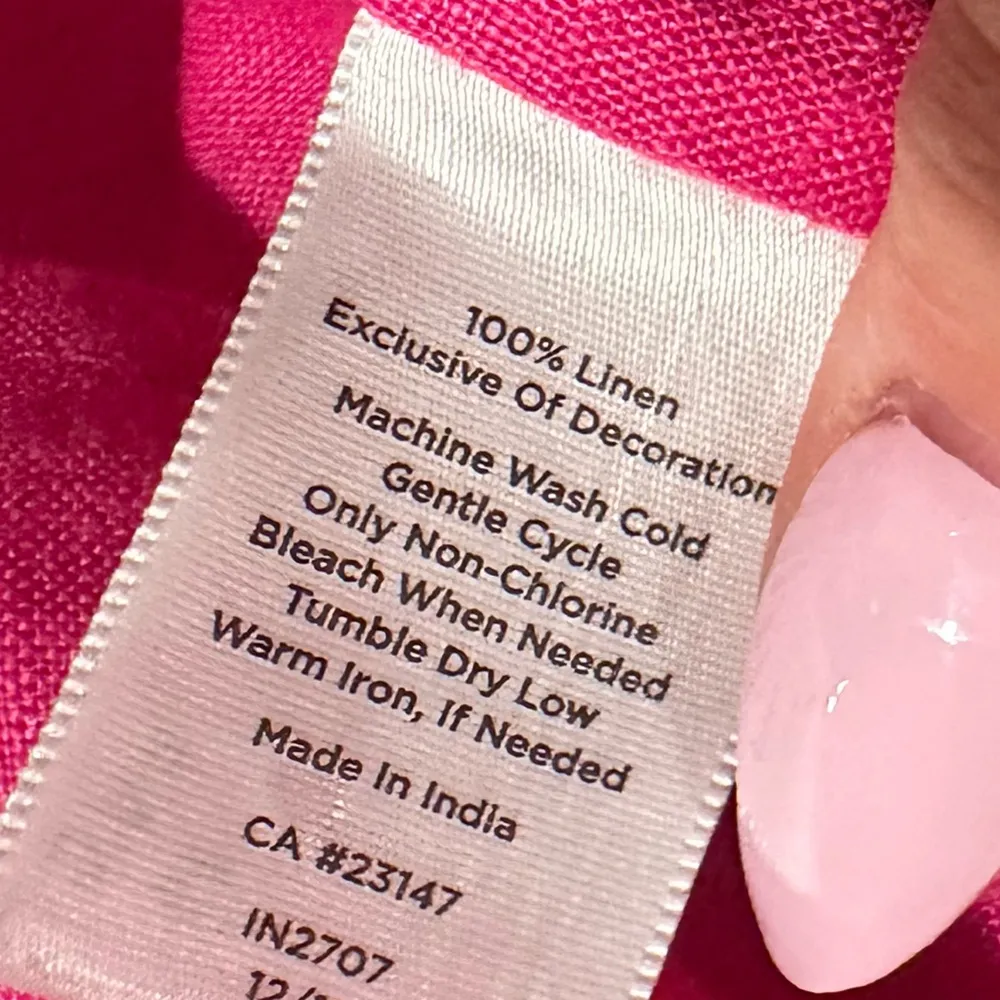 💙SALE 3/$25 TALBOTS PINK WHITE TUNIC TOP XS - Image 4