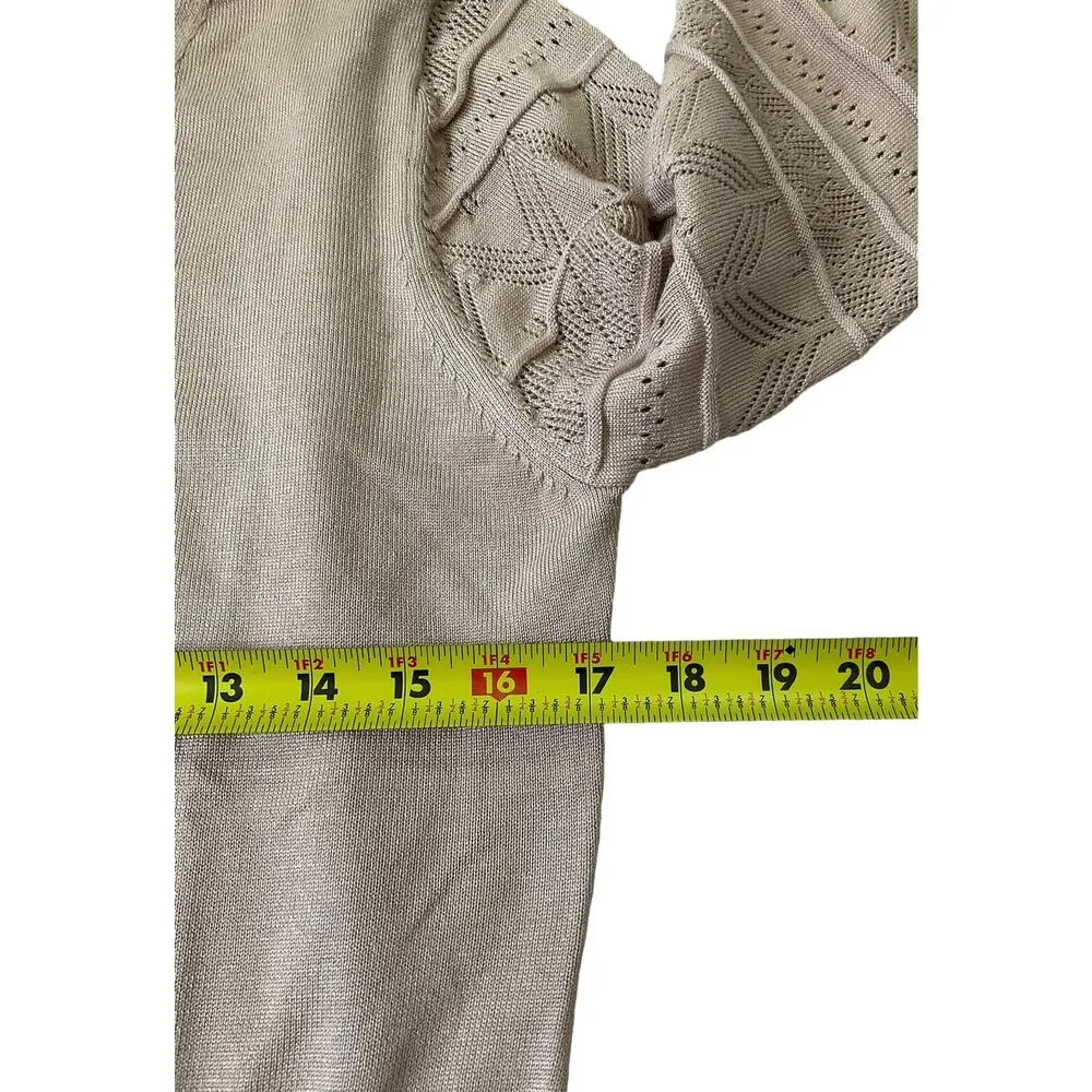 Grace Karin Brown 3/4 Sleeve Cardigan Women Size Medium NWT | 20-19 - Image 7