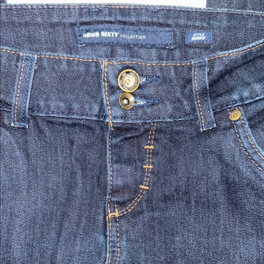 Miss Sixty Women's Dark Blue Jeans - Image 4
