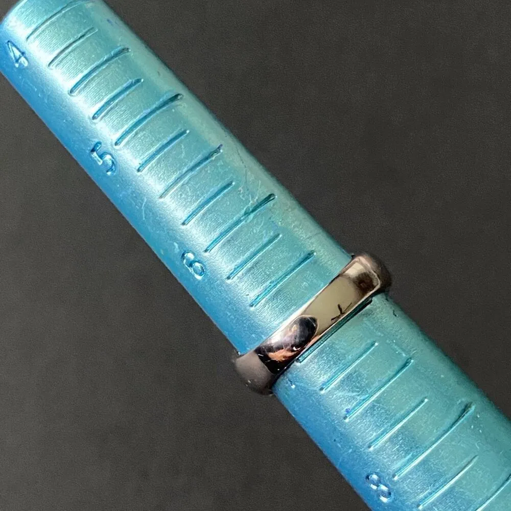 Vintage Costume Pink Rose Quartz And CZ Stone Ring - Image 3