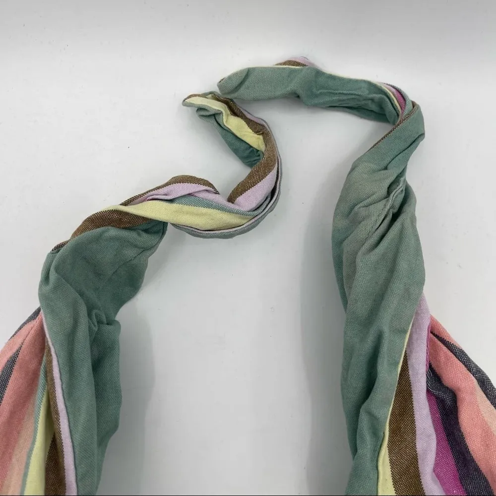 Rainbow Pride Stripe Purse Tote Adjustable Tie Multicolor CarryAll Shoulder Bag - Image 9