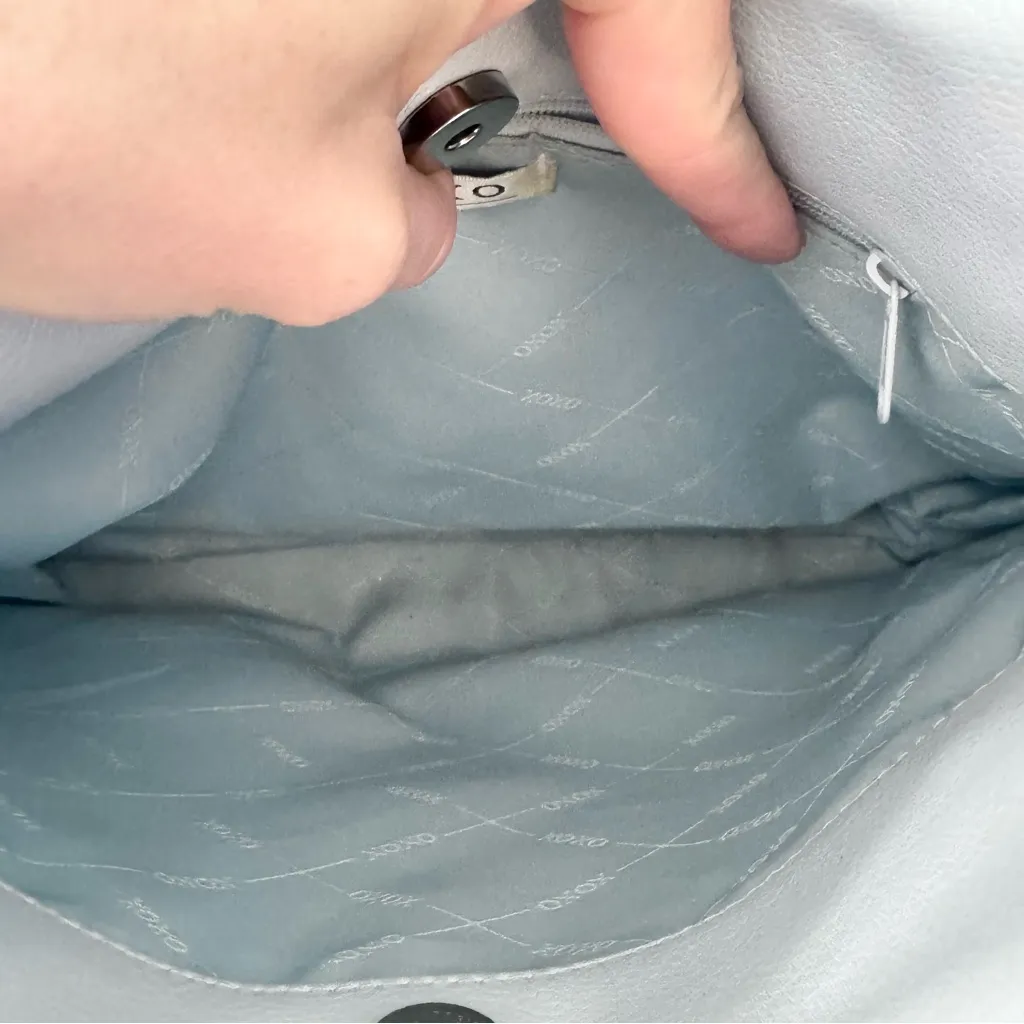 NWOT Vintage Y2K XOXO Baby Blue Shoulder Bag w/buckle - Image 10