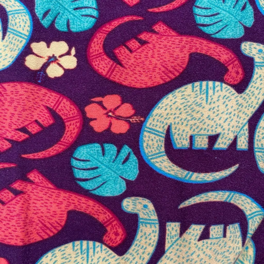 Lularoe Dinosaur One of a Kind Soft One Size Leggings - Image 7
