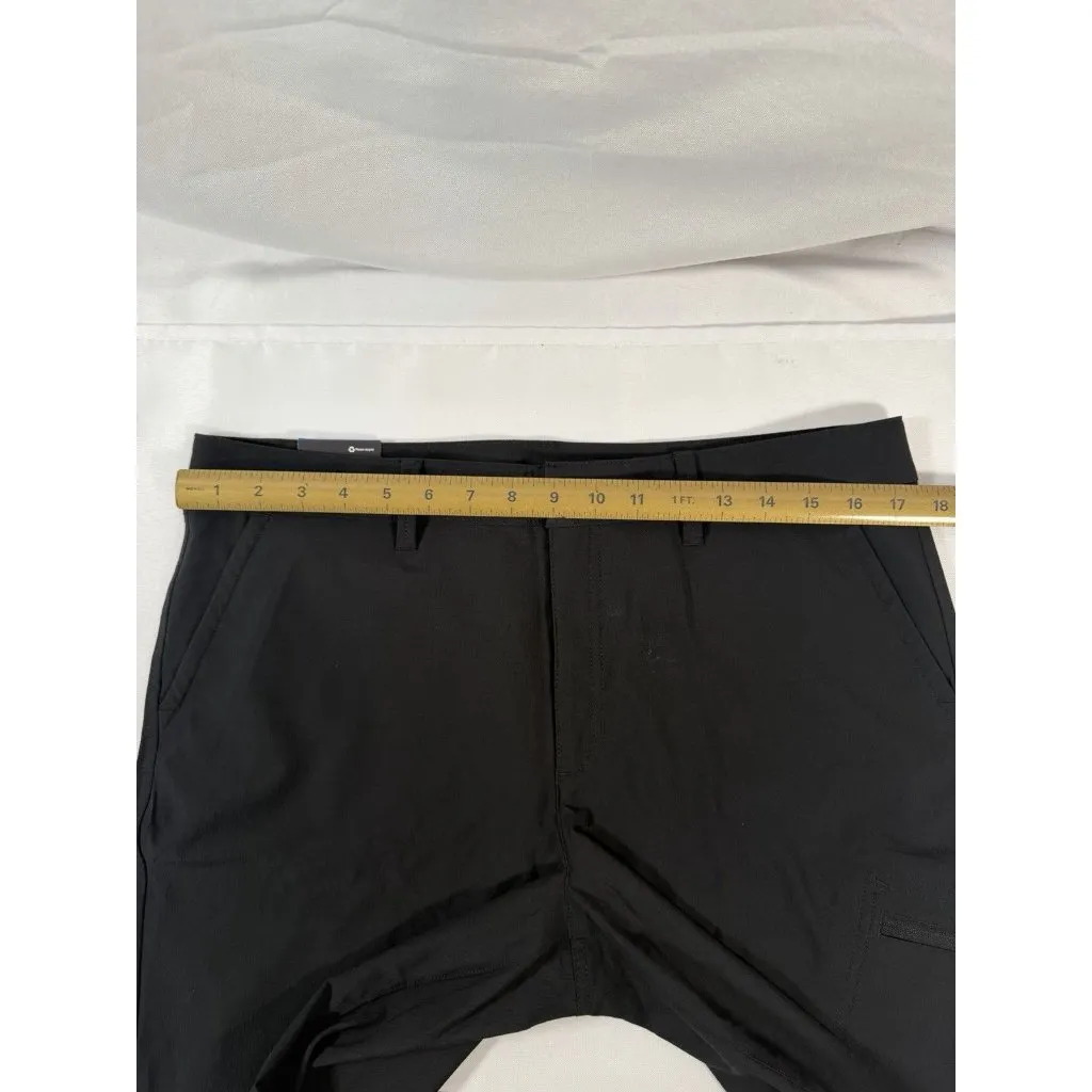 Eddie Bauer Pants Womens 10 Black Ripstop Crop Stretch Hiking Climbing NEW NWT - Image 6