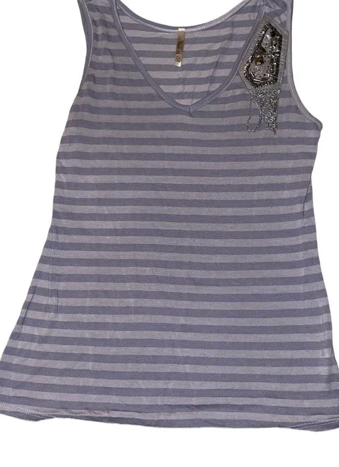 Striped dressy tank top - Image 2