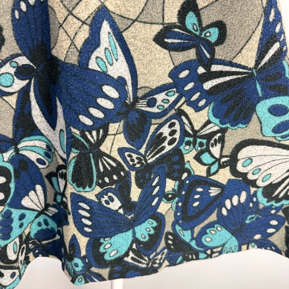 Funky People Geometric Circles & Butterflies Short Sleeve Mini Dress Size Large - Image 3