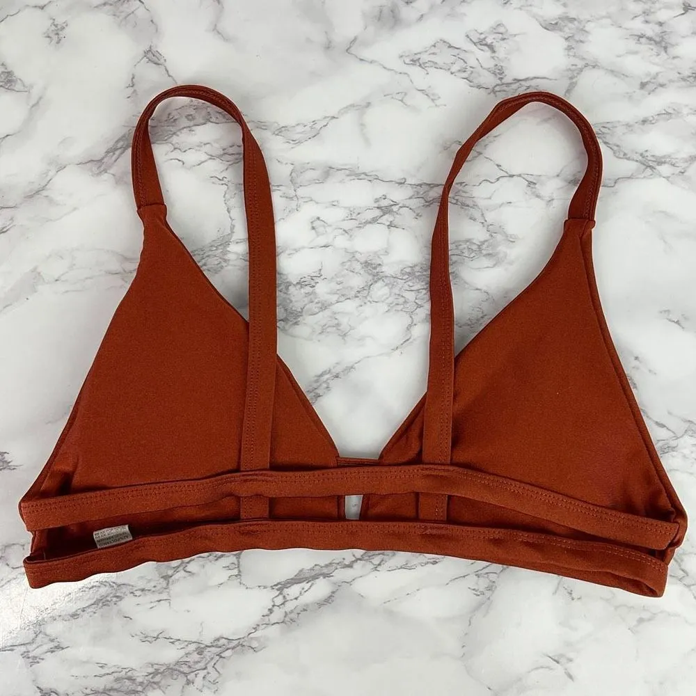 Unbranded Rust Orange Bikini Top XL - Image 3