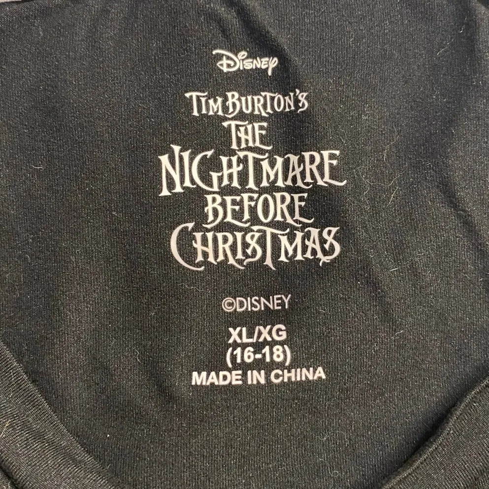 Nightmare Before Christmas Sleep Top Disney Women’s XL Ghouls Witches - Image 4