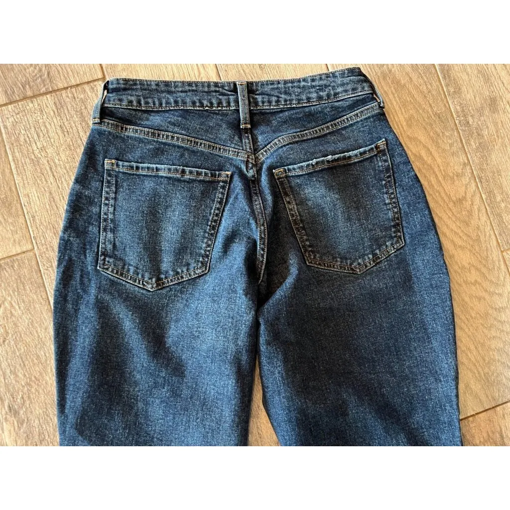 NWT Old Navy Denim Jeans 10 High Rise‎ Curvy OG Straight Leg Womens Destroyed - Image 11