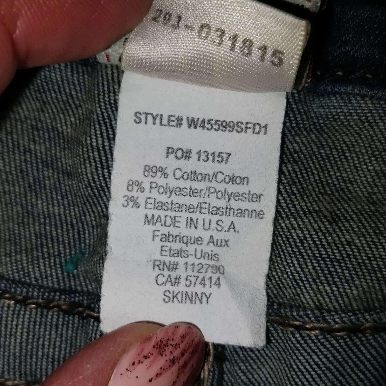 True Religion  Womens 25 Skinny Denim‎ Slim Jeans - Image 5