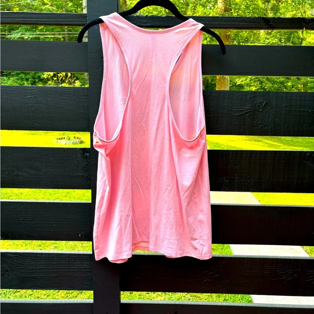 NWT Sleep by cacique grey pink scoop neck sleeveless stretch sleepwear top 10/12 - Image 2