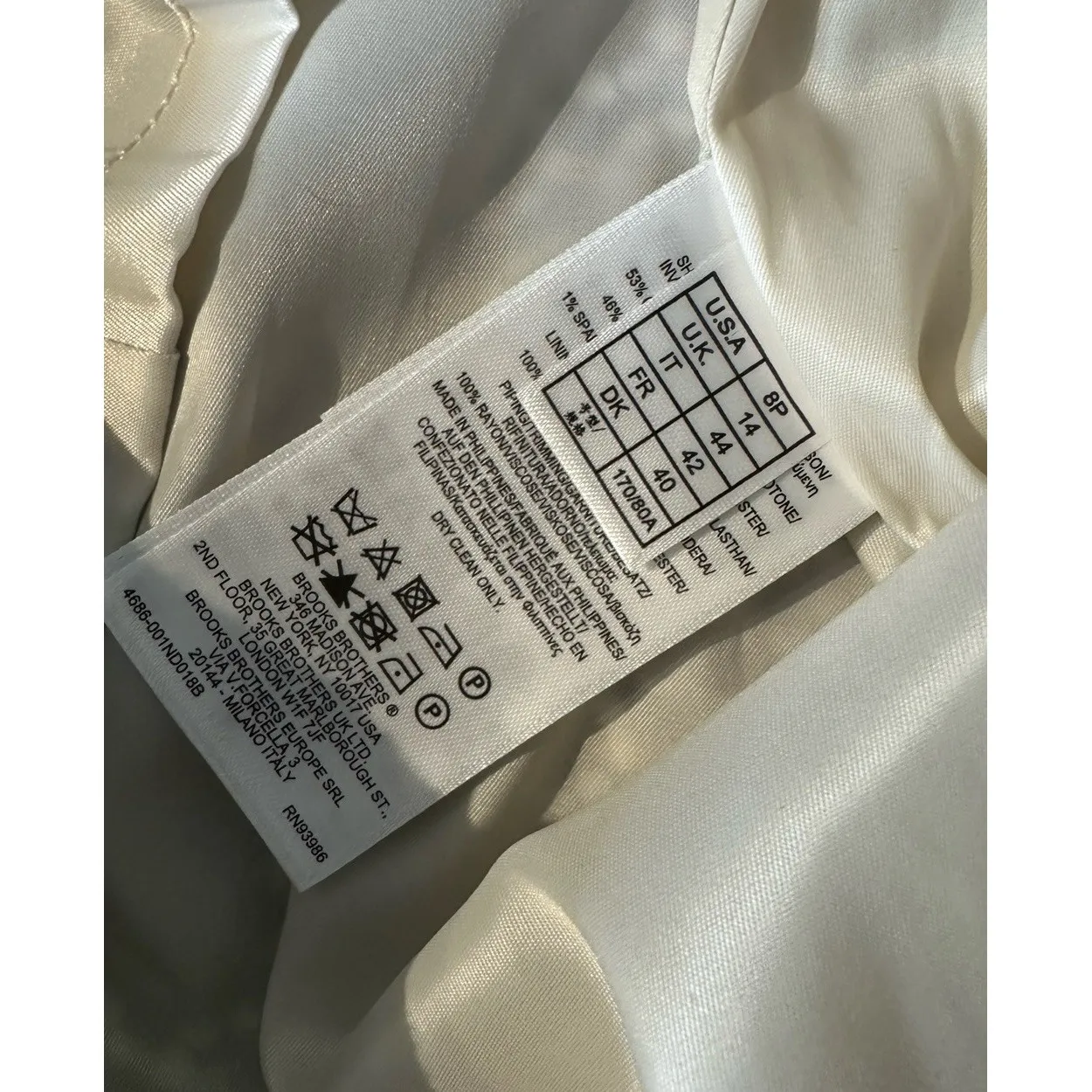 Brooks Brothers Floral Geometric Jacquard Sheath Empire Dress Sleeveless Women 6 - Image 11