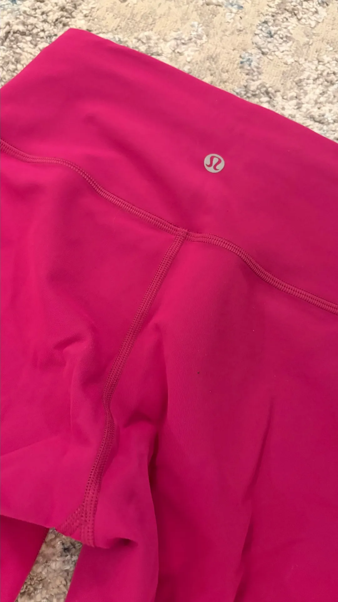 Lululemon Leggings Wunder Under 28" Pink - Image 3