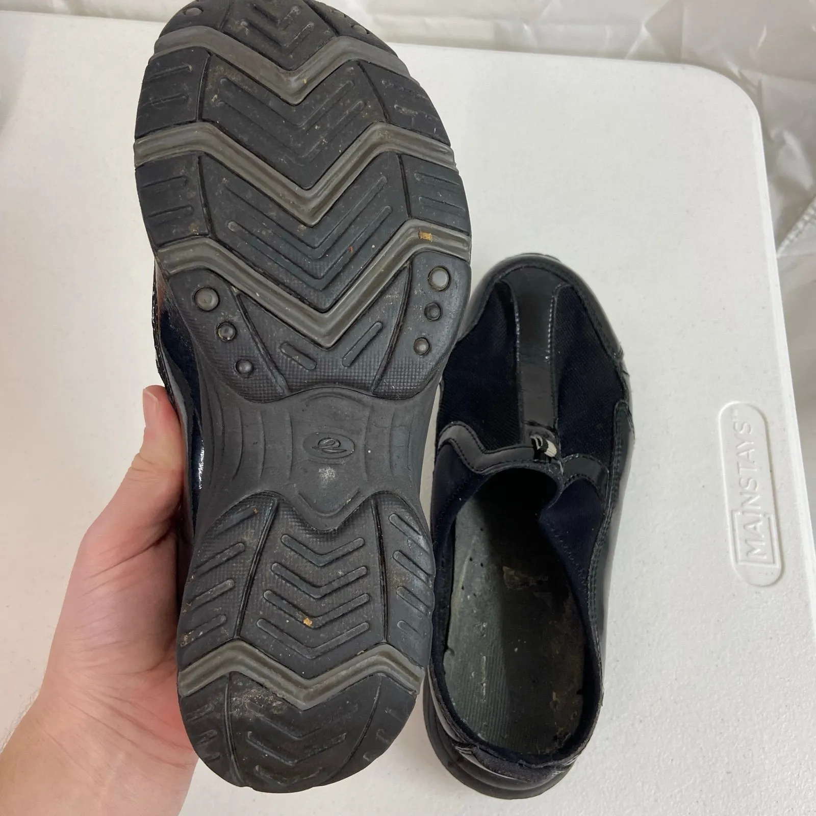 Easy Spirit women's The Trend black slip on clogs loafers shoes casual comfy 7.5 - Image 9