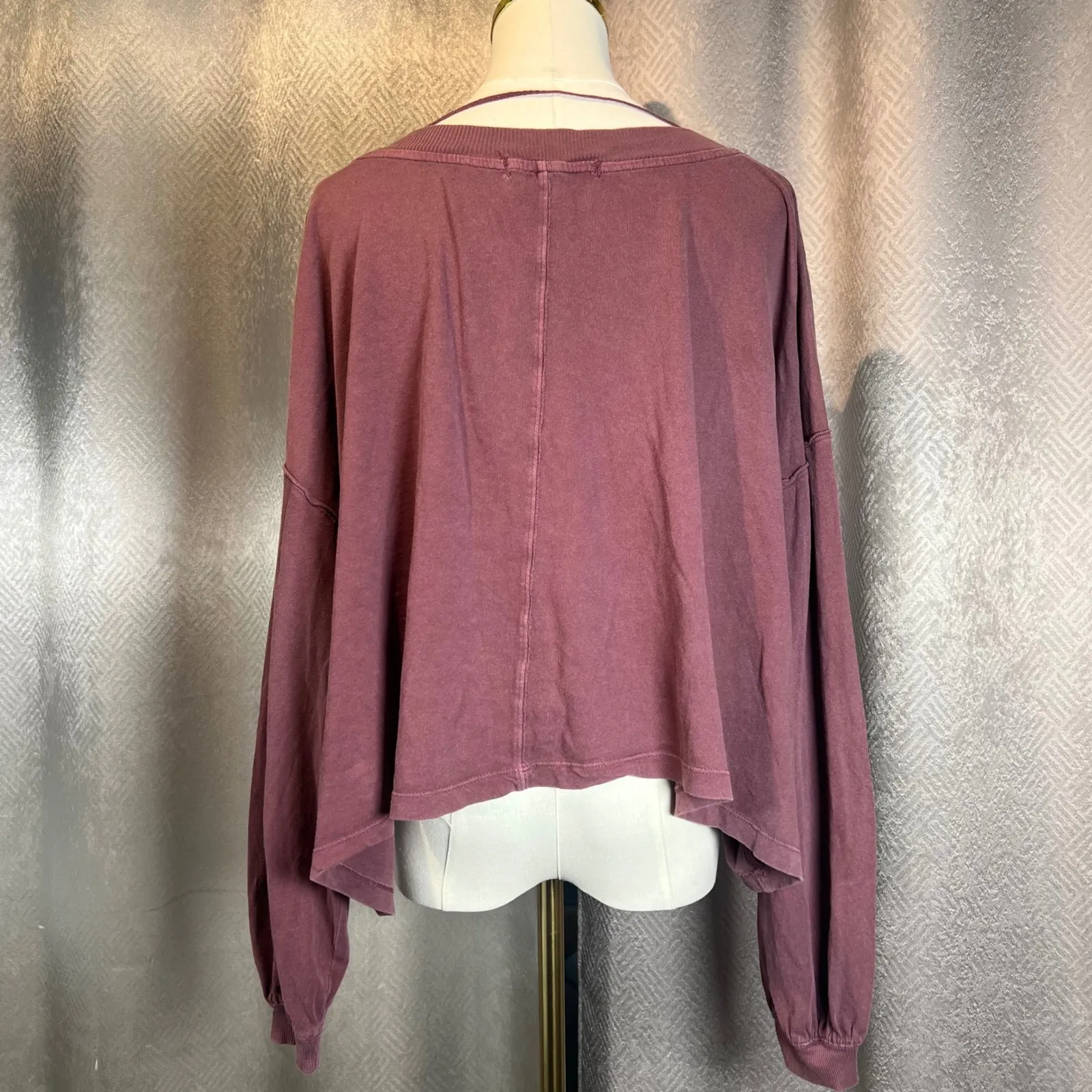 free people Kathy Long Sleeve Blouse Women's Size S - Image 4