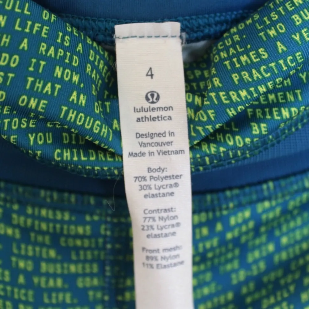 Lululemon Inspire Tight II Special Ed Seawheeze - Image 5