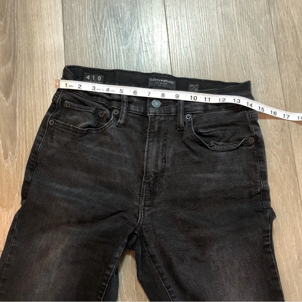 Lucky Brand 410 Athletic Slim 29X32 Brnoit Grey Dx Womens Mid Rise Relaxed Fit - Image 9