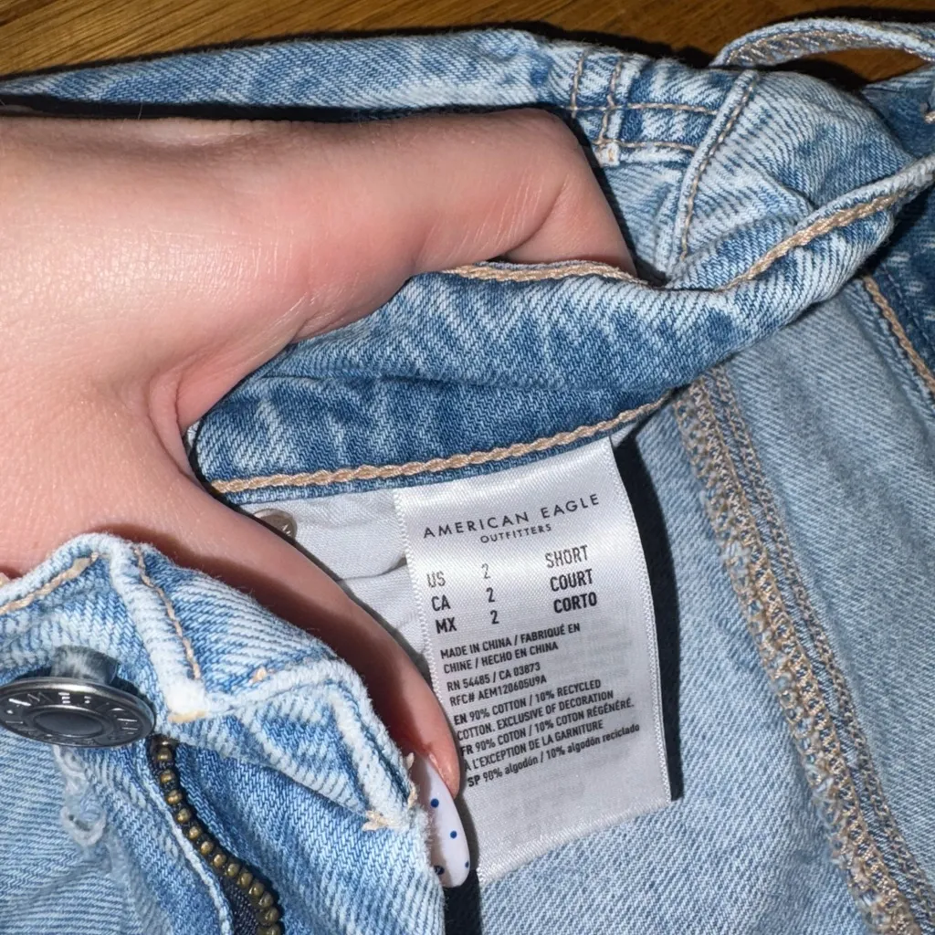 American Eagle  Strigid Baggy Wide Leg Jean - Image 4