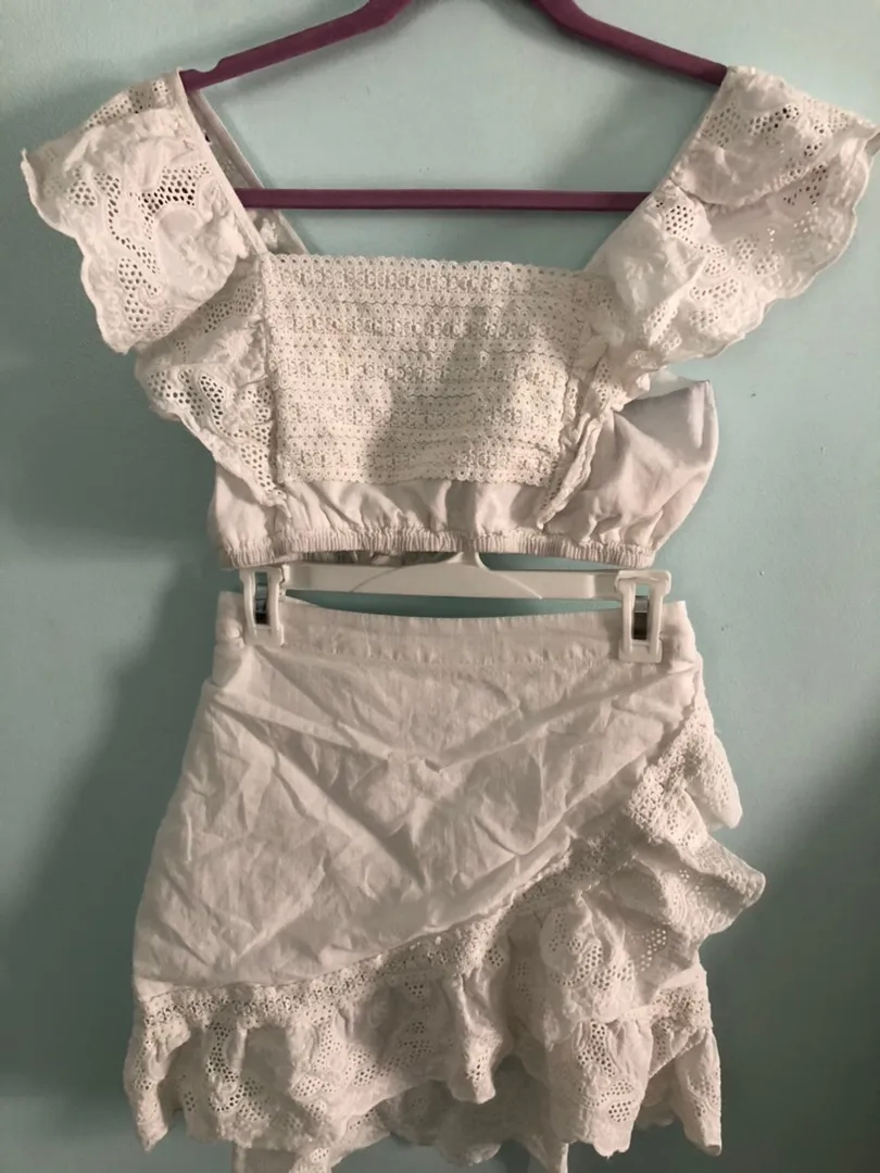 Somedays Lovin White Two Piece Set - Image 2