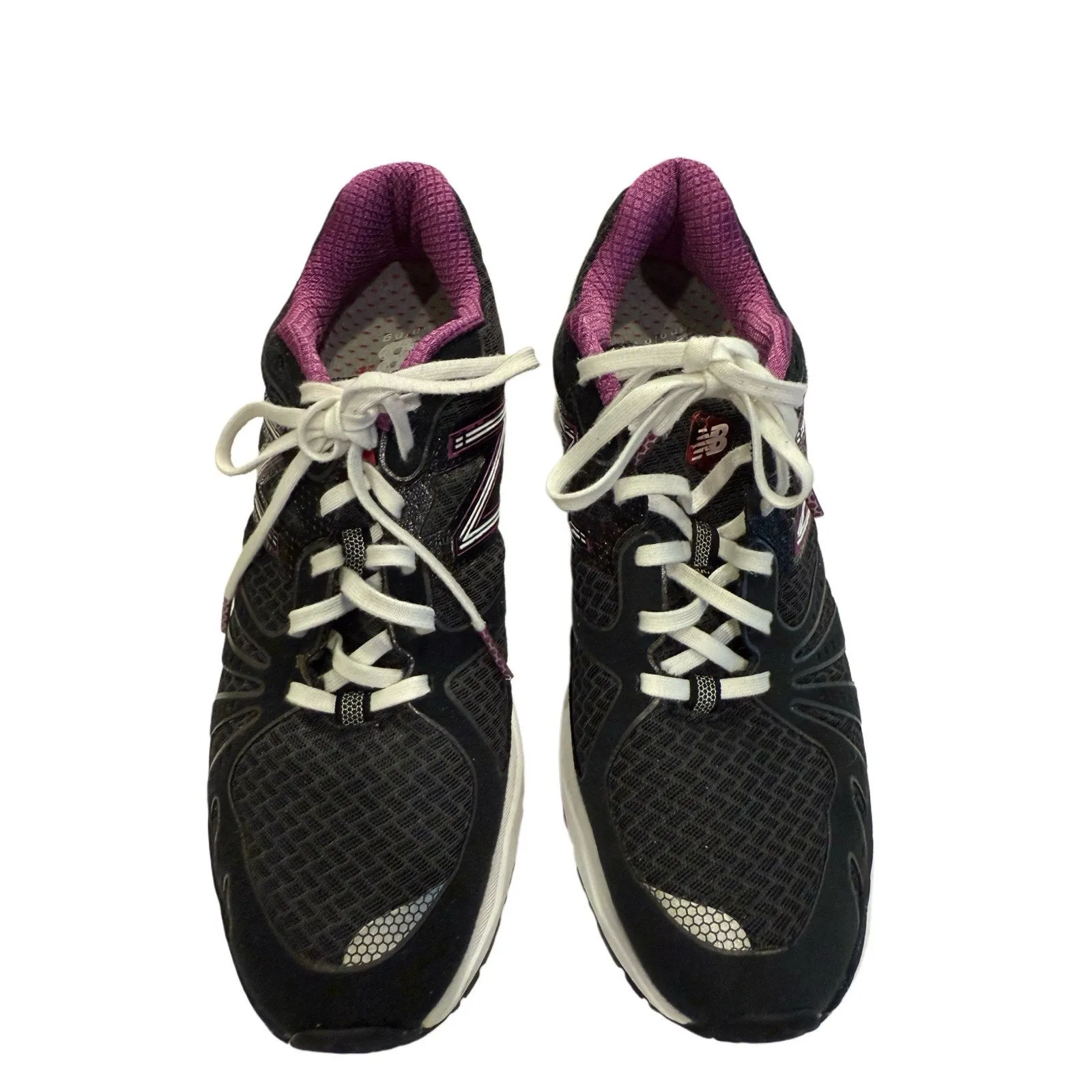 New Balance Barringer 890 Rev Lite Running Shoes/ Athletic BLK Purple, EUC Sz 10 - Image 3