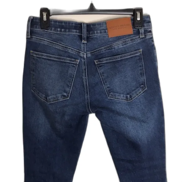 Lucky brand ladies dark denim low rise skinny Lolita jeans size 28 - Image 8