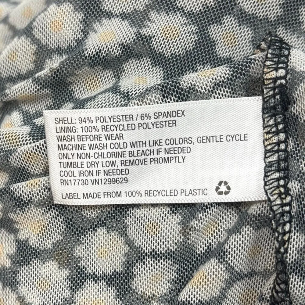 Wild Fable NWT Sheer Daisy Floral Ruched Bodycon Button Up Shirt Dress Size XS - Image 11