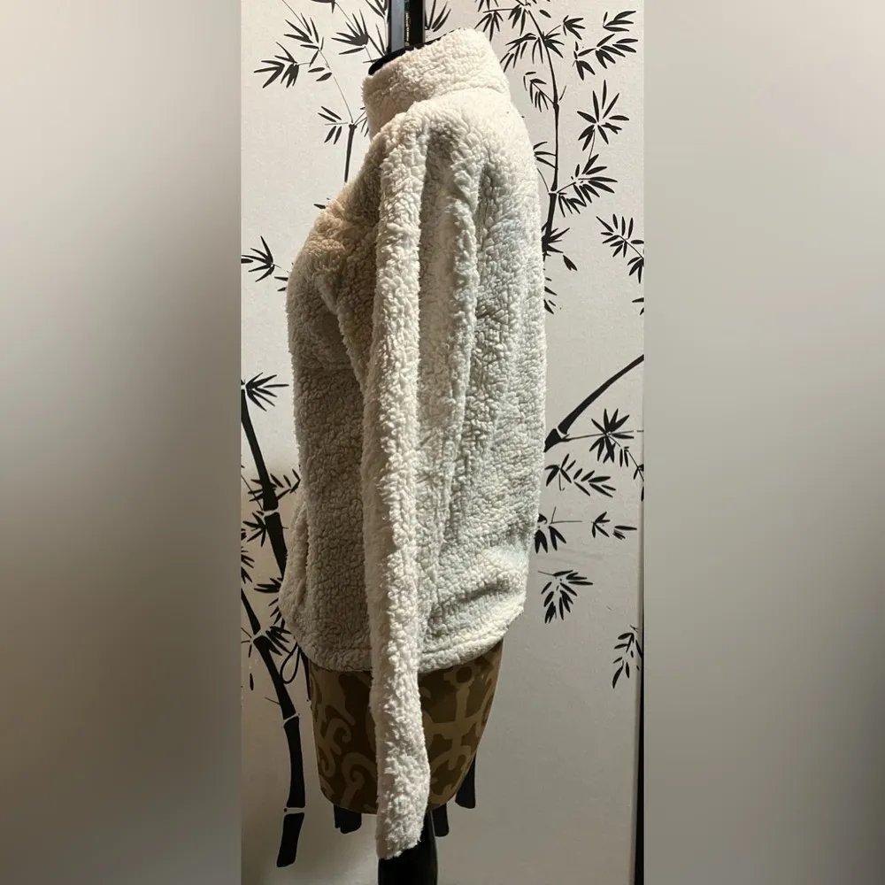 No Boundaries Half-Zip Faux Sherpa Pullover Size M（7-9） - Image 5