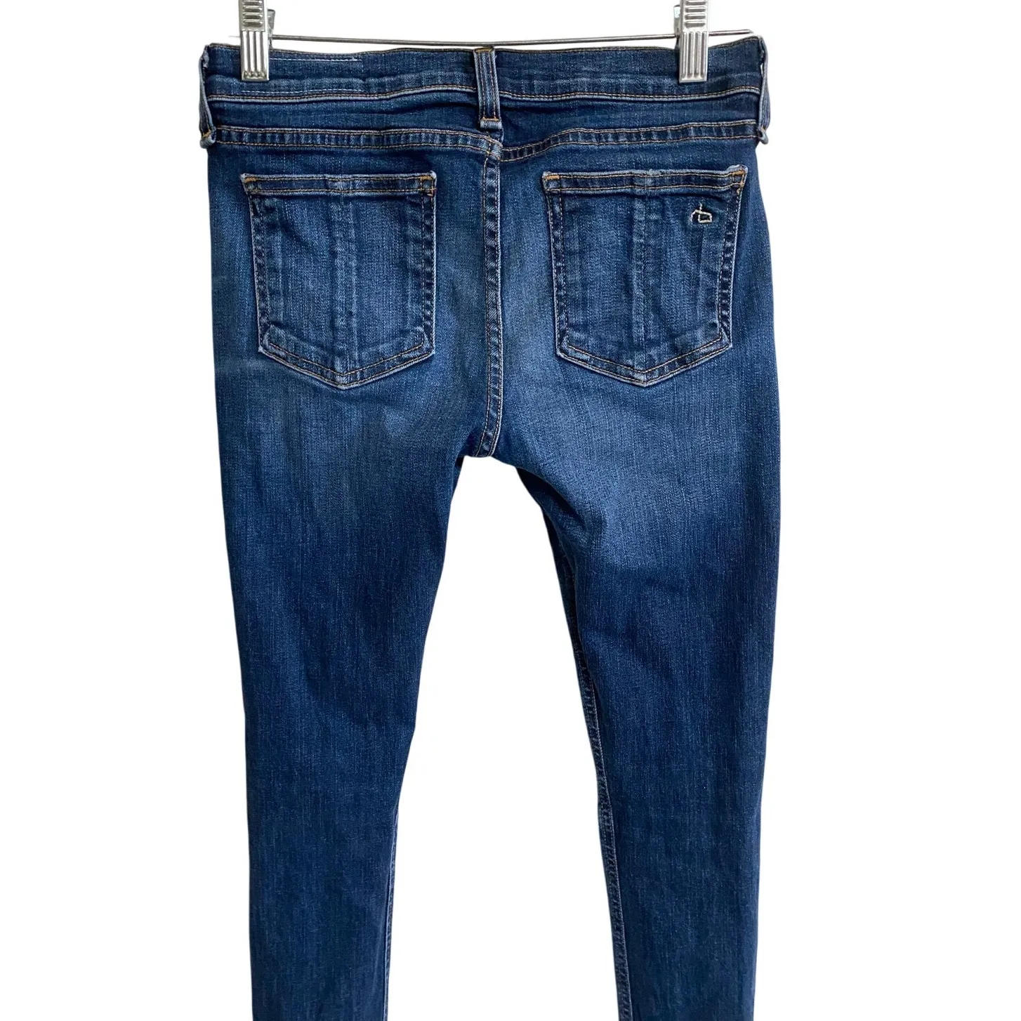 Rag & Bone Jean Women's "Capri" Jeans in‎ "DK Shredded" Wash distressed 25 - Image 12
