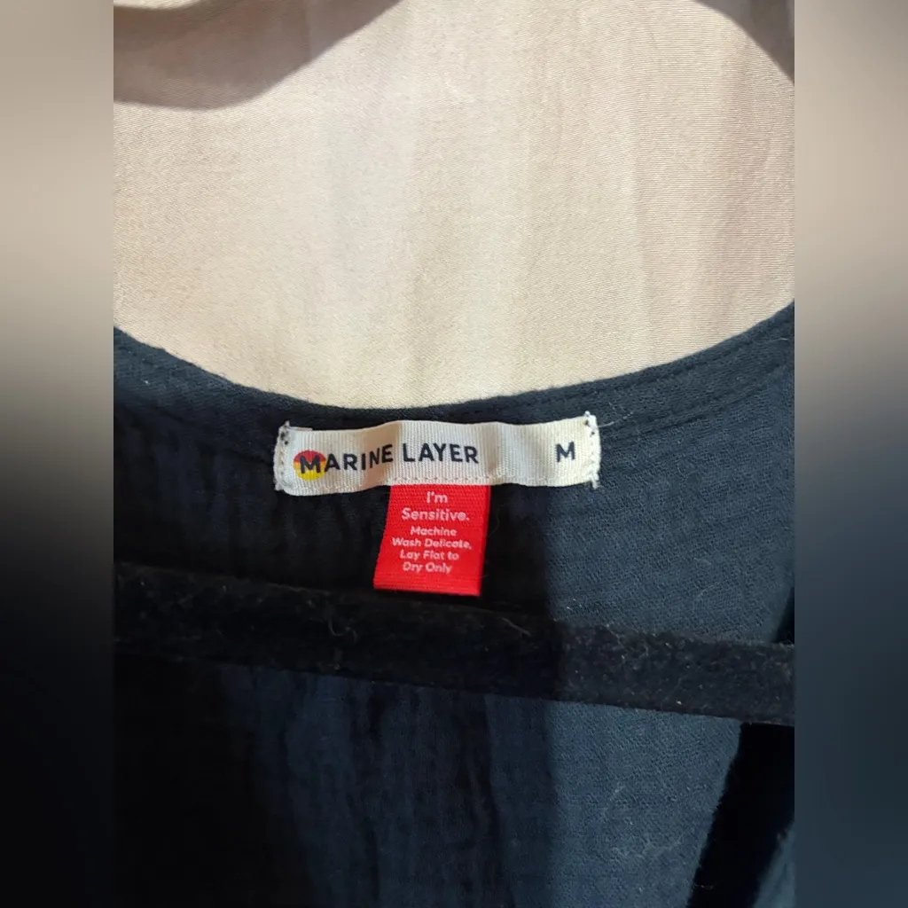 Marine layer Valencia wrap dress - Image 3