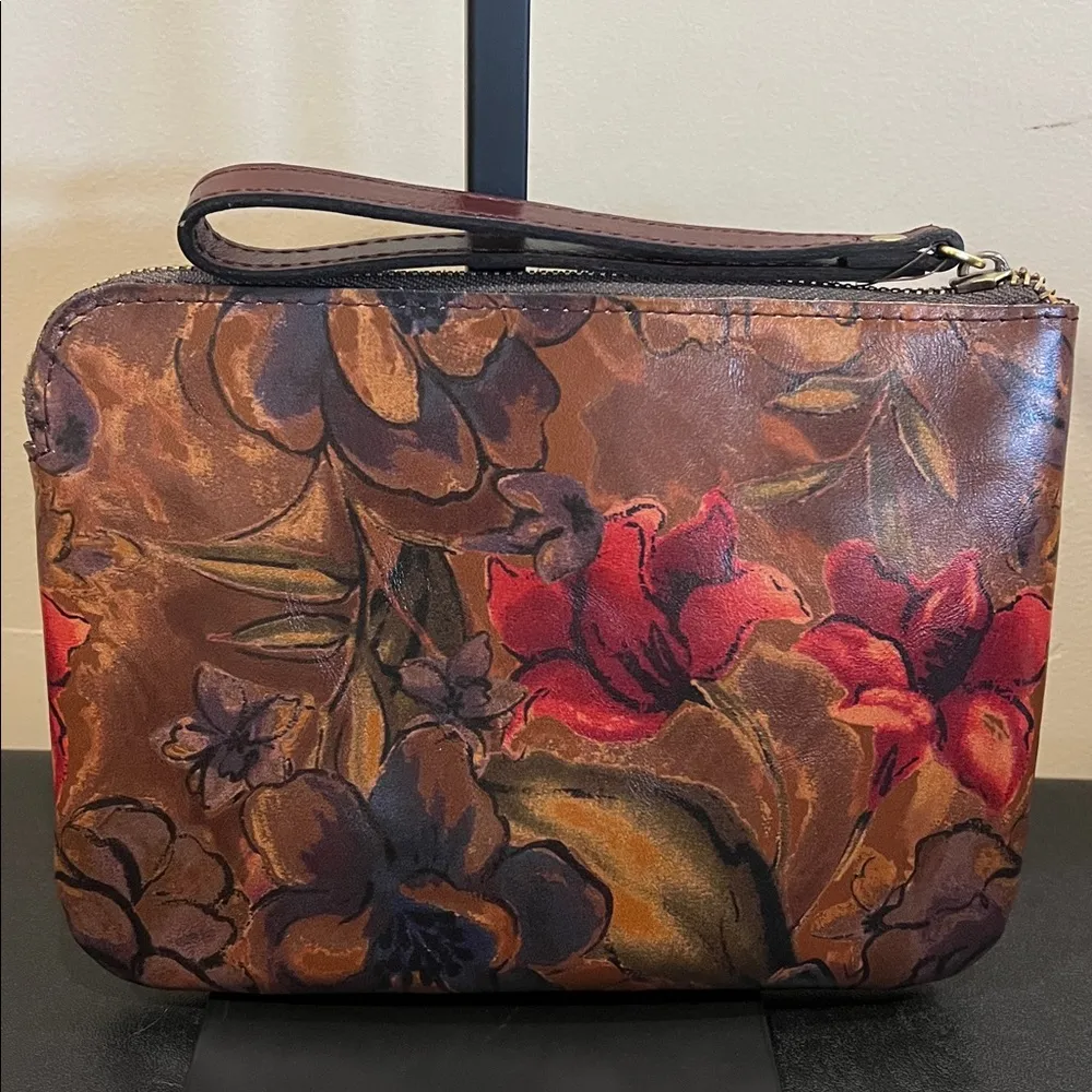 Patricia Nash | “Cassini Sienna Sunset” Leather Wallet/Clutch w/ Matching Wallet - Image 4